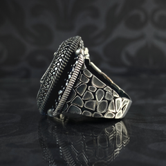 Scales of Justice 925 Sterling Silver Ring