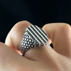 Turkish Handmade 925 Sterling Silver Ring