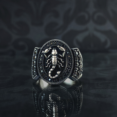 Scorpion Animal 925 Sterling Silver Zodiac Ring