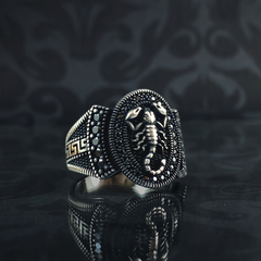 Scorpion Animal 925 Sterling Silver Zodiac Ring