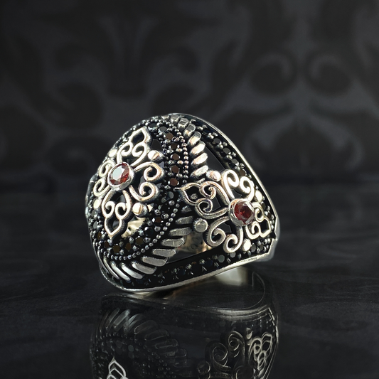 Turkish Handmade 925 Sterling Silver Men Ring