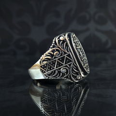 Classic 925 Sterling Silver Men Handmade Ring