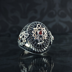 Turkish Handmade 925 Sterling Silver Men Ring