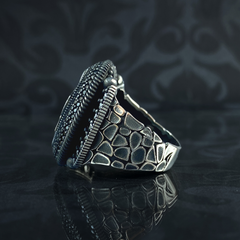 King Crown 925 Sterling Silver Vintage Ring