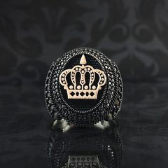 King Crown 925 Sterling Silver Vintage Ring