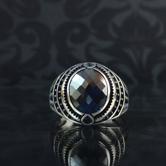 Classic Onyx Stone 925 Sterling Silver Men Handmade Ring