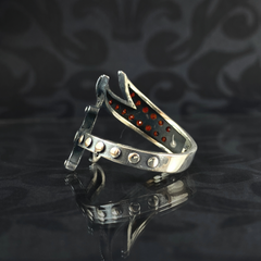 Zulfigar 925 Sterling Silver Sword Men Ring