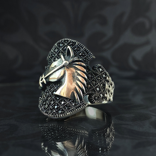 Horse 925 Sterling Silver Ring