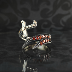 Zulfigar 925 Sterling Silver Sword Men Ring