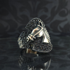 Horse 925 Sterling Silver Ring