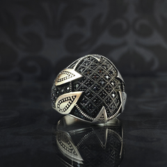 Men Handmade 925 Sterling Silver Turkish Ring