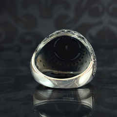 Turkish Handmade 925 Sterling Silver Men Ring