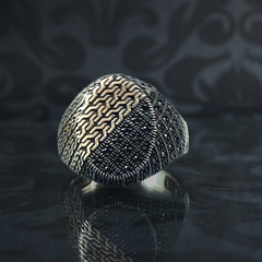 Turkish Handmade 925 Sterling Silver Men Ring