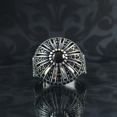 Turkish Handmade 925 Sterling Silver Men Ring