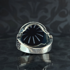 Turkish Handmade 925 Sterling Silver Men Ring