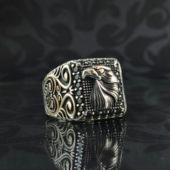 Eagle 925 Sterling Silver Animal Ring