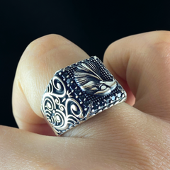 Eagle 925 Sterling Silver Animal Ring