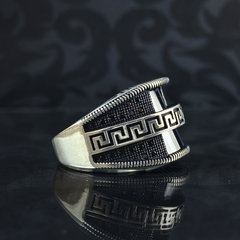 Black Onyx Stone 925 Sterling Silver Men Ring