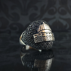 Al-Aqsa Mosque Islamic 925 Sterling Silver Muslim Ring