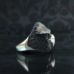 Owl 925 Sterling Silver Animal Ring