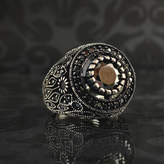 Turkish Handmade 925 Sterling Silver Men Ring