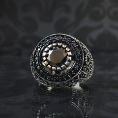 Turkish Handmade 925 Sterling Silver Men Ring