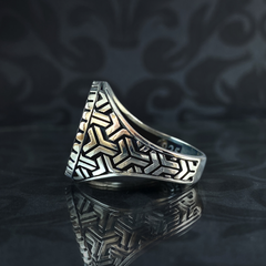 Classic Seal Of Solomon 925 Sterling Silver Vintage Ring