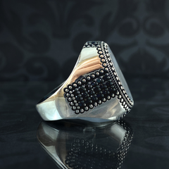 Simple 925 Sterling Silver Men Handmade Ring