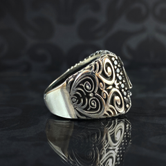 Scales of Justice 925 Sterling Silver Ring, Gift For Lawyer