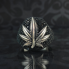 Hemp 925 Sterling Silver Ring