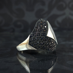 925 Sterling Silver Turkish Handmade Men Ring