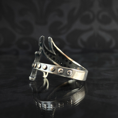 Zulfigar Sword 925 Sterling Silver Men Ring