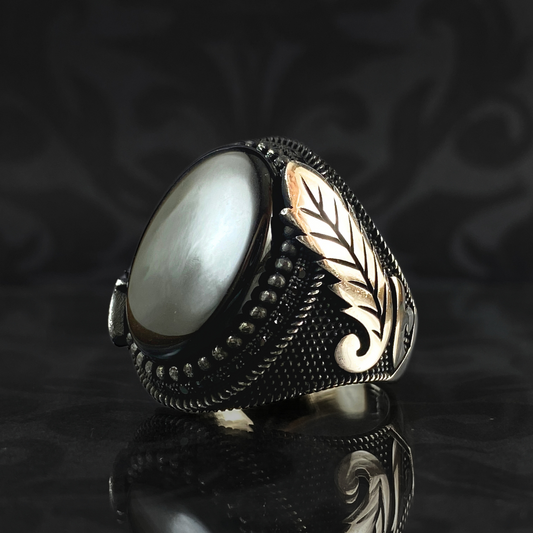 Black Onyx Gemstone 925 Sterling Silver Men Handmade Ring