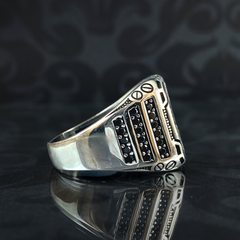 925 Sterling Silver Men Handmade Ring