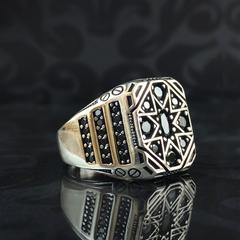 925 Sterling Silver Men Handmade Ring