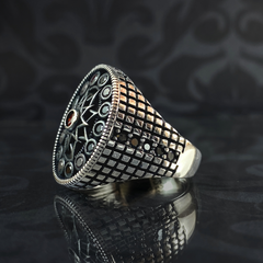 925 Sterling Silver Men Handmade Ring