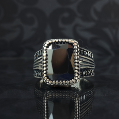 Men Handmade Silver 925 Black Onyx Ring