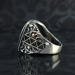 925 Sterling Silver Men Handmade Ring