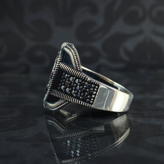 Sea Anchor Sailor 925 Sterlinh Silver Men Ring