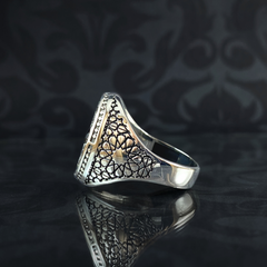 Turkish Handmade 925 Sterling Silver Men Ring