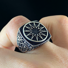 925 Sterling Silver Men Handmade Ring