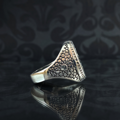 Turkish Handmade 925 Sterling Silver Men Ring