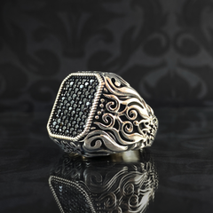 Men Handmade Classic 925 Silver Men Ring