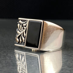 Unique Design 925 Sterling Silver Men Handmade Ring