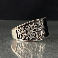 Unique Design 925 Sterling Silver Men Handmade Ring