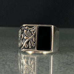 Unique Design 925 Sterling Silver Men Handmade Ring