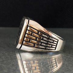 Classic Men Handmade 925 Sterling Silver Ring