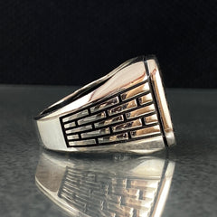 Classic Men Handmade 925 Sterling Silver Ring