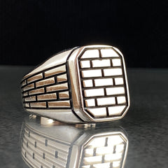 Classic Men Handmade 925 Sterling Silver Ring