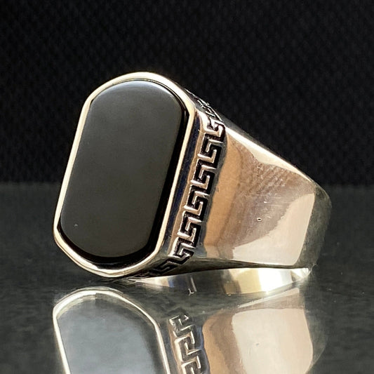 Black Onyx 925 Sterling Silver Handmade Ring